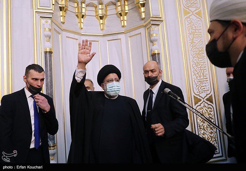 حضور و سخنرانی رئیس جمهور در مسجد جامع مسکو