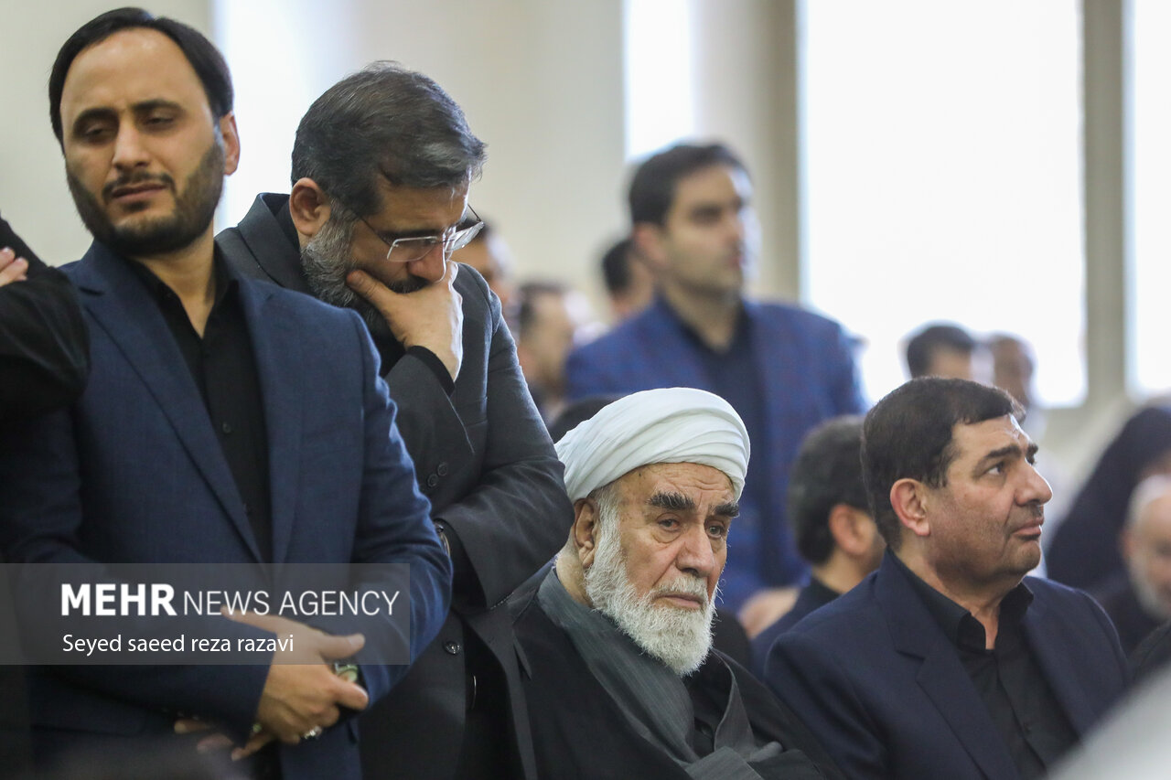 مراسم چهلمین روز شهادت شهدای خدمت