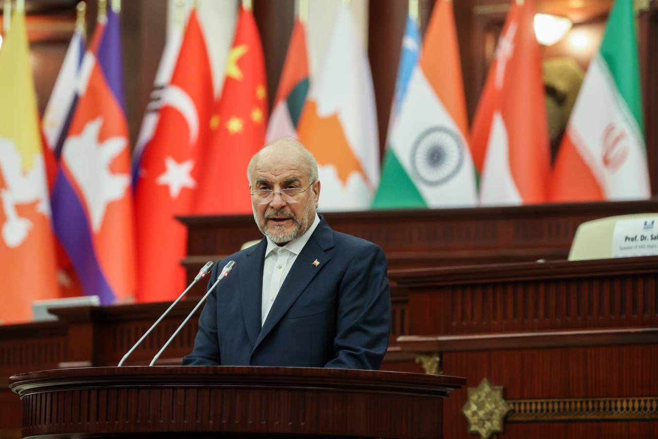 حضور باقر قالیباف در نشست مجمع بین‌المجالس آسیایی