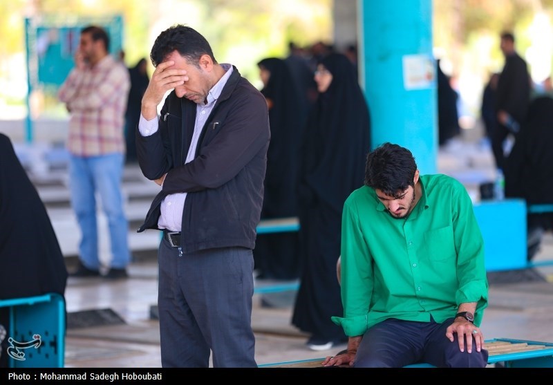 مراسم تشییع پیکر شهید امنیت هادی زارع در یزد