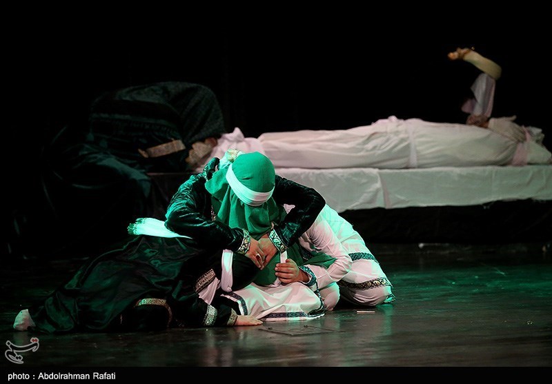  نمایش آئینی بانوی بهشت در همدان