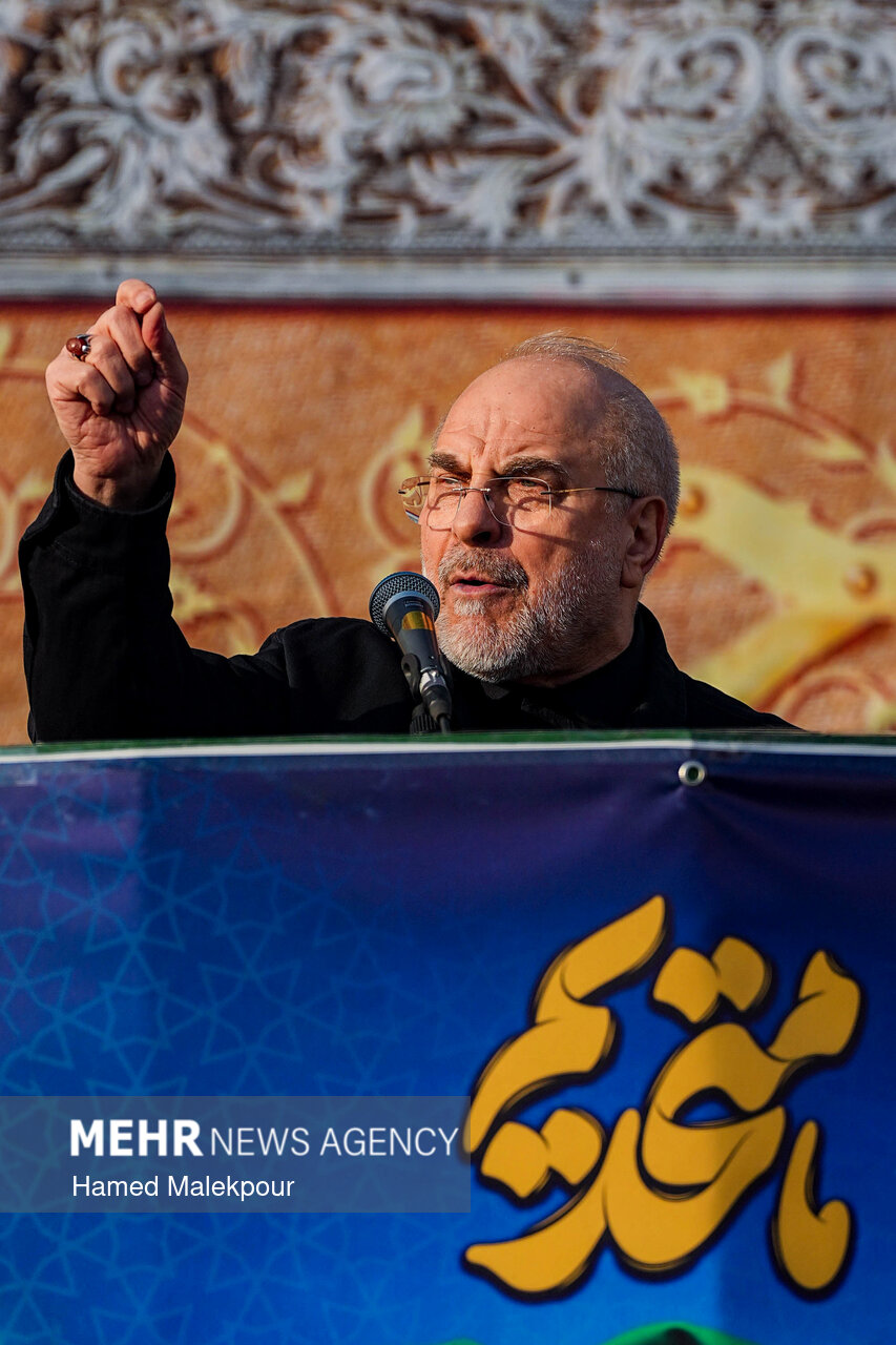 تجمع همبستگی ملی با سخنرانی رئیس مجلس