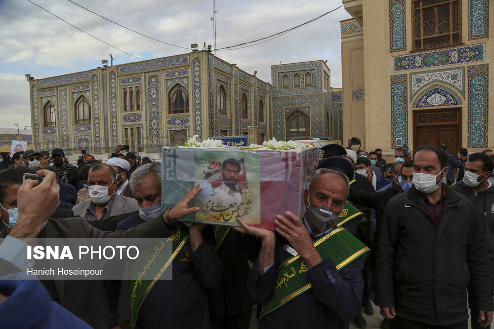 تشییع شهید مدافع امنیت