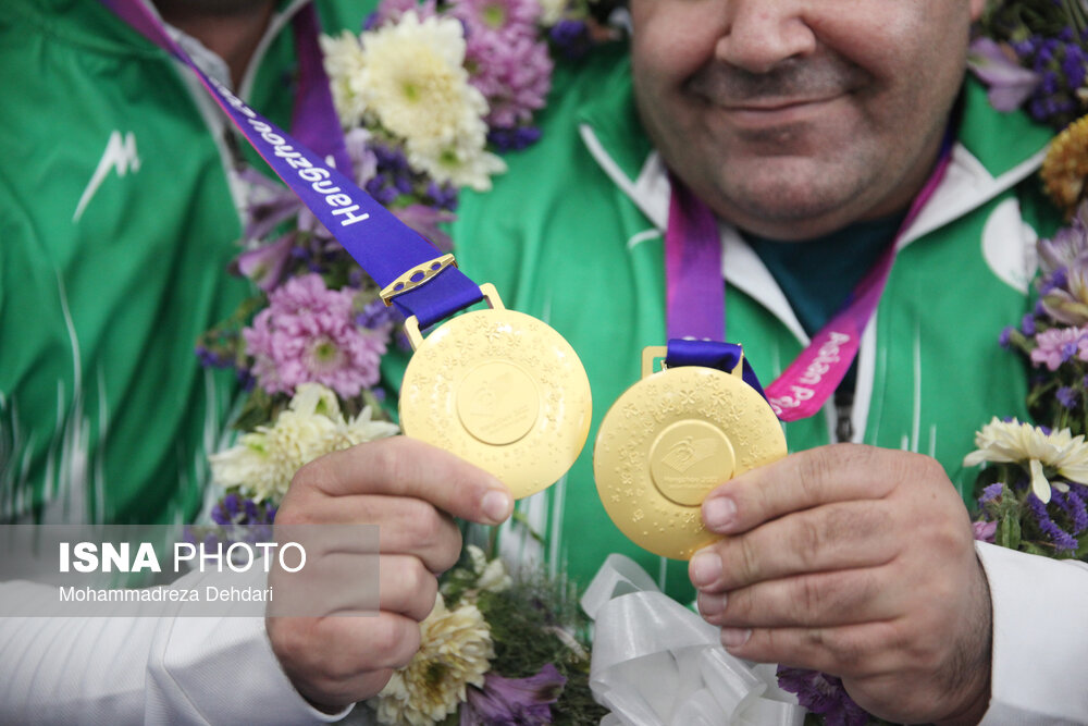 مراسم استقبال از مدال آوران پاراآسیایی هانگژو