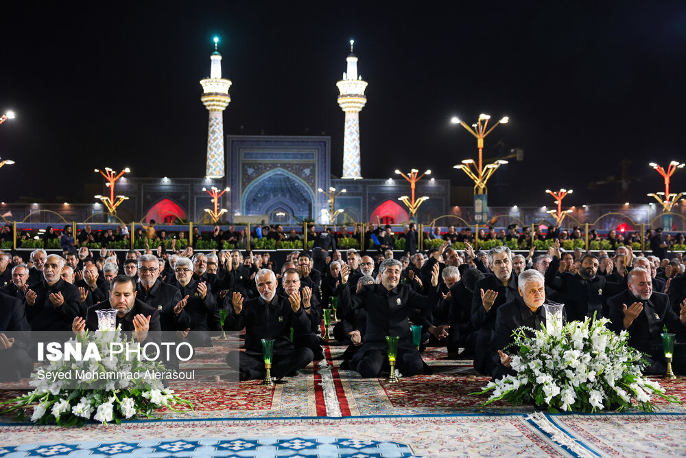 مراسم خطبه خوانی شب شهادت امام رضا (ع)
