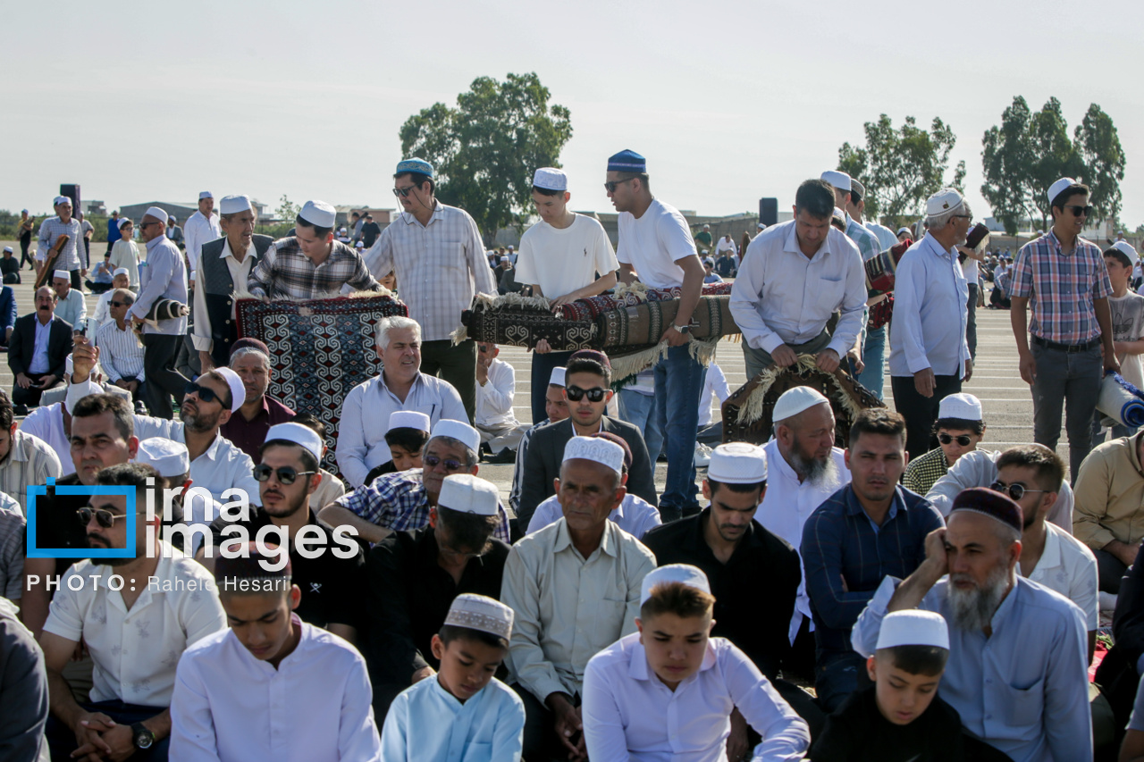 نماز عید «قربان» در بندر ترکمن