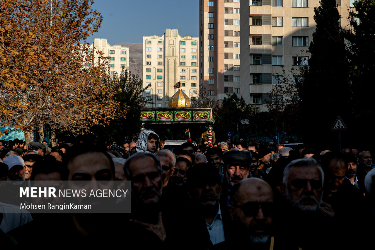 تشییع پیکر مطهر شهید مدافع حرم کیومرث پورهاشمی