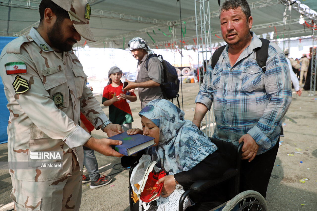 زائران خارجی اربعین در مرز چذابه