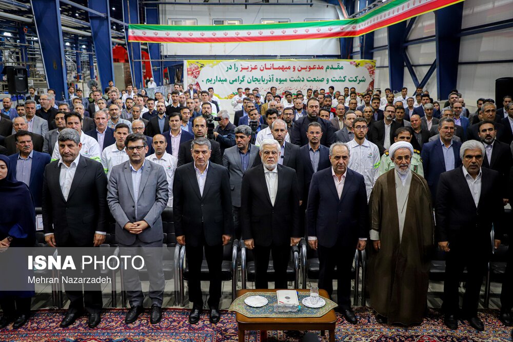 بازدید عارف از خط انتقال آب ارس به تبریز