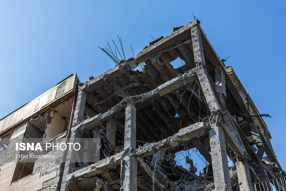 منازل مسکونی خسارت دیده منطقه ۴ تهران در جنگ تحمیلی ۱۲ روزه