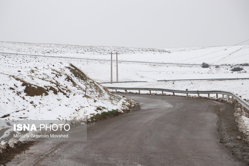 بارش برف بهاری - اهر