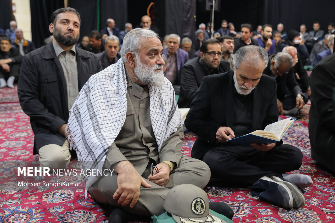 مراسم ختم والده سردار کوثری