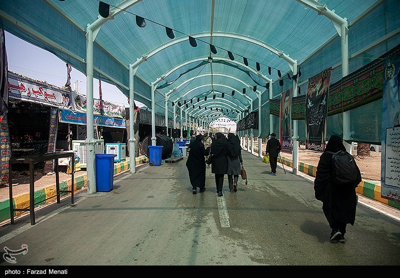  بازگشت زائران اربعین حسینی از مرز خسروی