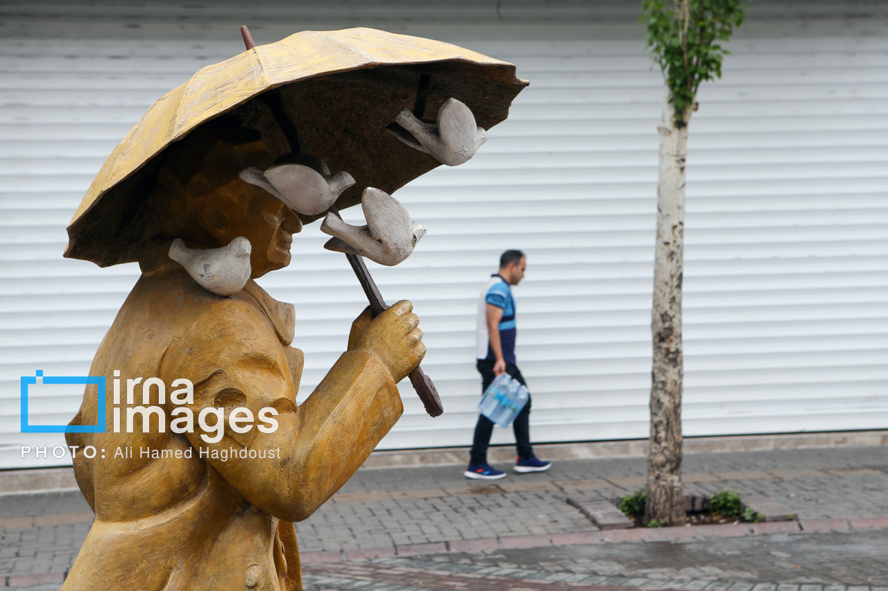 باران بهاری در تبریز