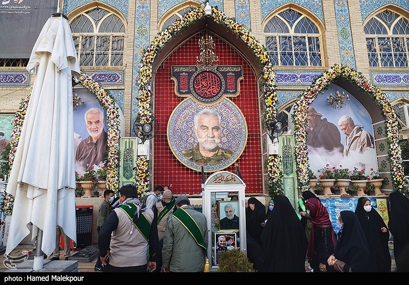 حضور قالیباف بر مزار شهید سپهبد قاسم سلیمانی