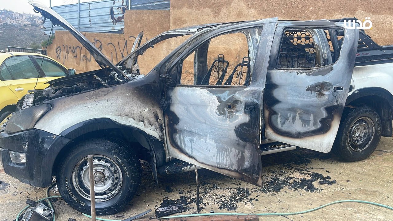 آتش زدن خودروهای فلسطینی‌ها3