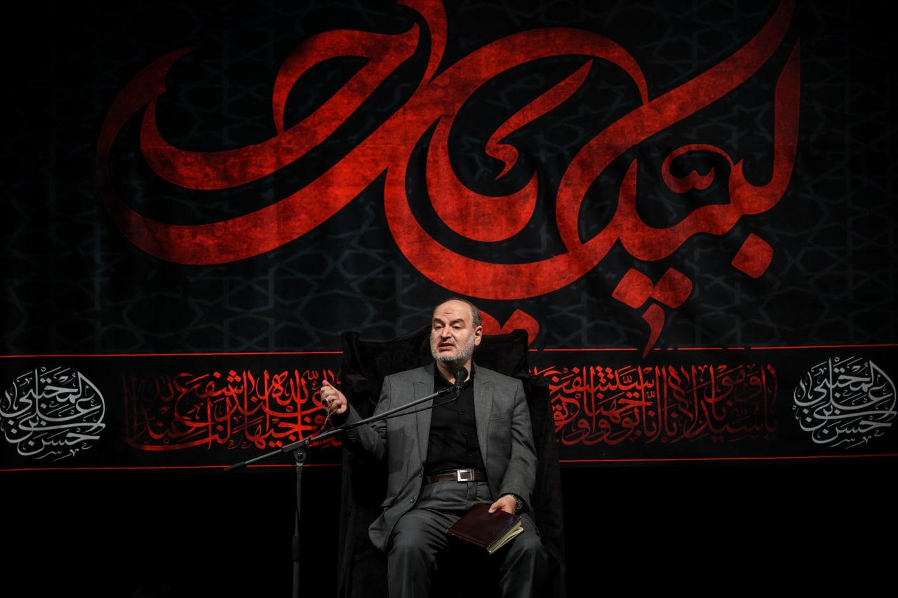 قالیباف در مراسم عزاداری