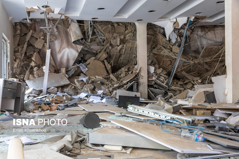 منازل مسکونی خسارت دیده منطقه ۴ تهران در جنگ تحمیلی ۱۲ روزه