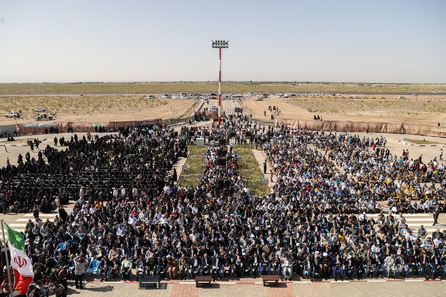 مراسم افتتاح فرودگاه شهدای گناباد