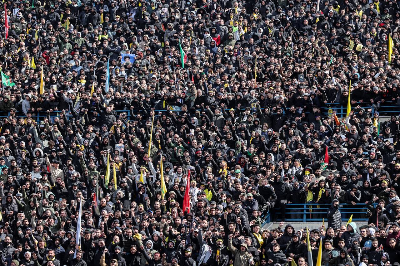 حضور قالیباف در مراسم تشییع پیکر رهبران شهید مقاومت