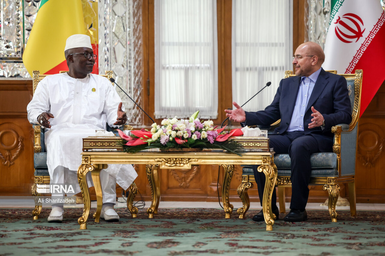 دیدار میهمانان مراسم تحلیف رئیس جمهور با قالیباف