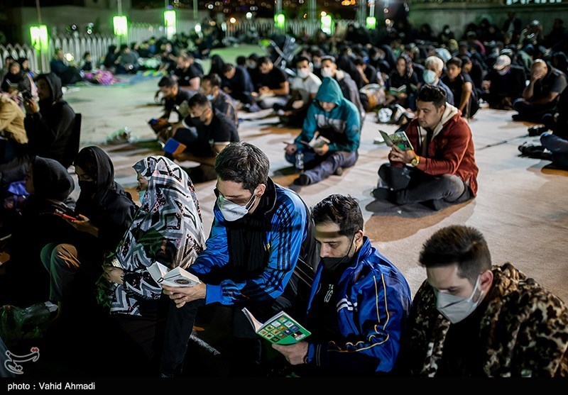  احیای شب قدر در امامزاده پنج تن لویزان