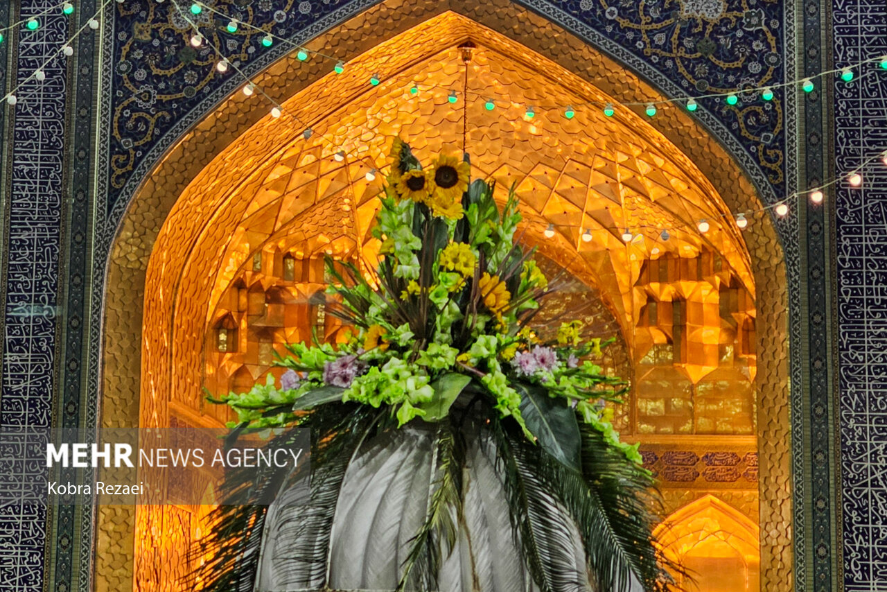 حرم مطهر امام رضا(ع) آستانه اعیاد شعبانیه