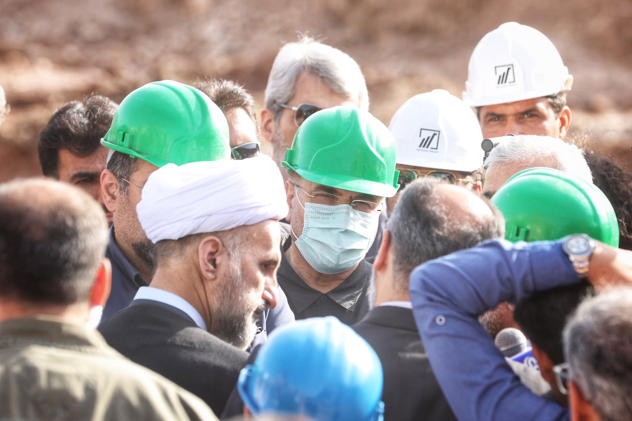 نظارت قالیباف از میزان پیشرفت سد تنگ معشورۀ کوهدشت