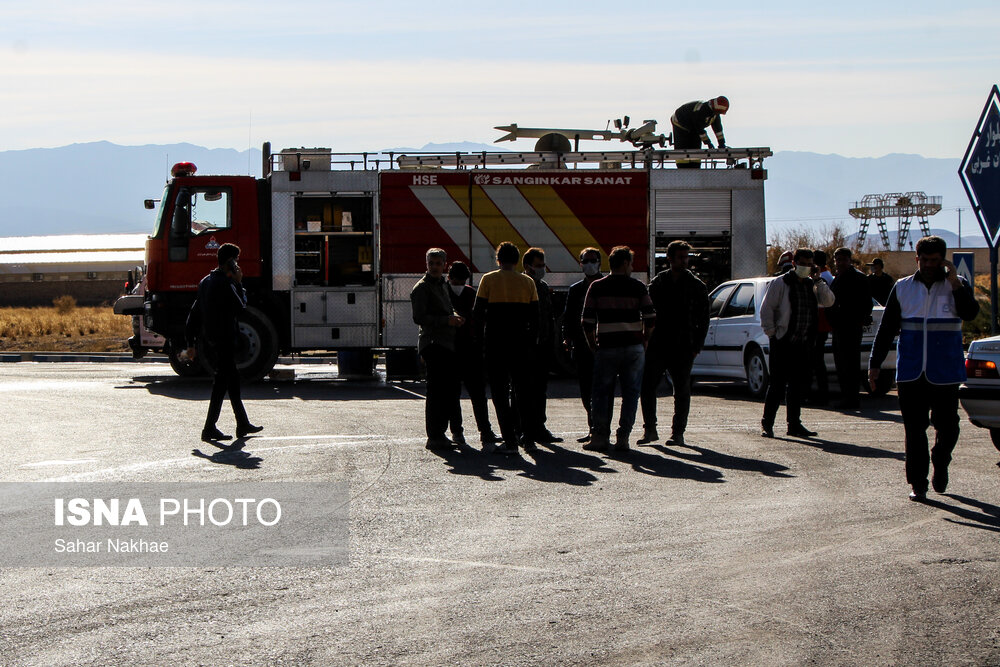 آتش سوزی در مینی پالایشگاه هیدروکربن در منطقه ویژه اقتصادی بیرجند