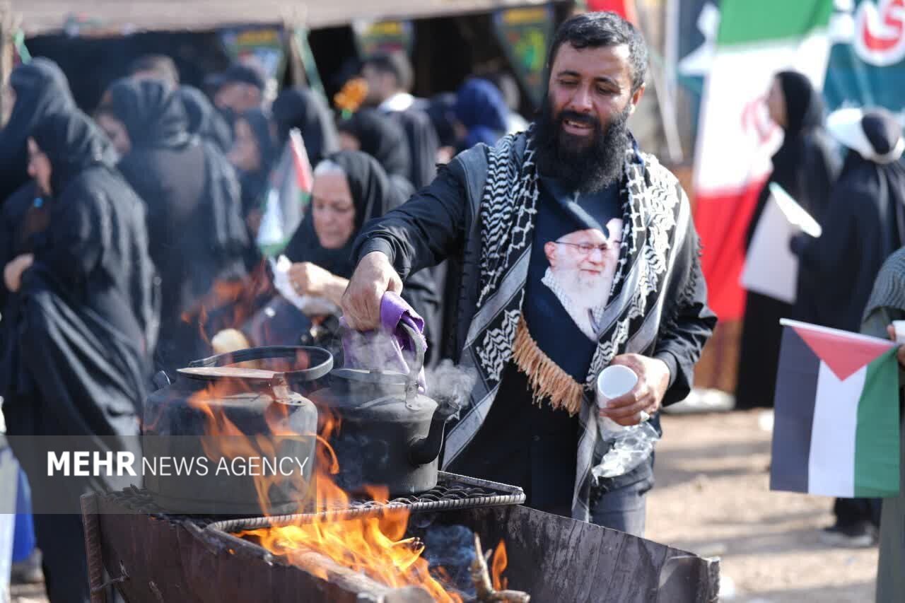 مراسم جاماندگان اربعین در استان‌ها