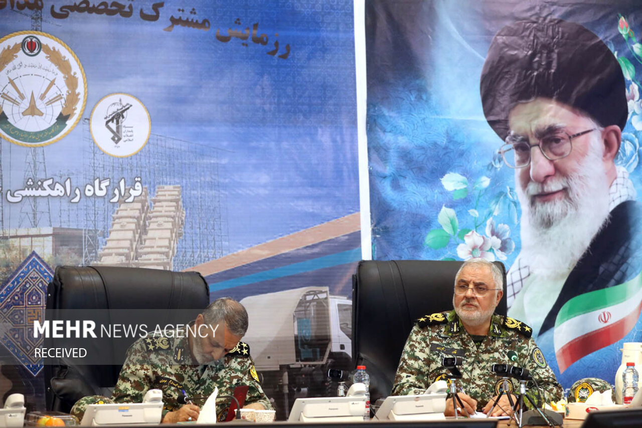 رزمایش مشترک تخصصی پدافند هوایی