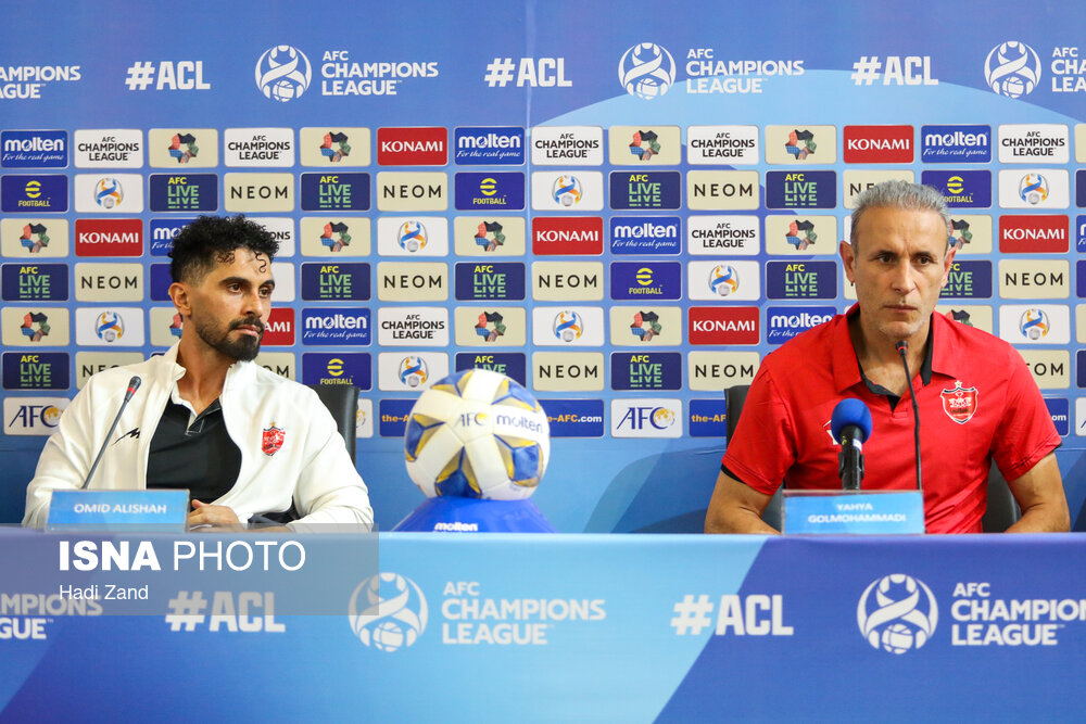 تمرین و نشست خبری تیم فوتبال پرسپولیس پیش از دیدار با النصر عربستان