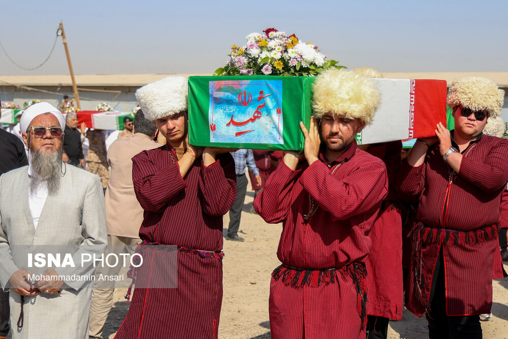 ورود پیکرهای مطهر ۴۴ شهید تازه تفحص‌شده به کشور از مرز شلمچه