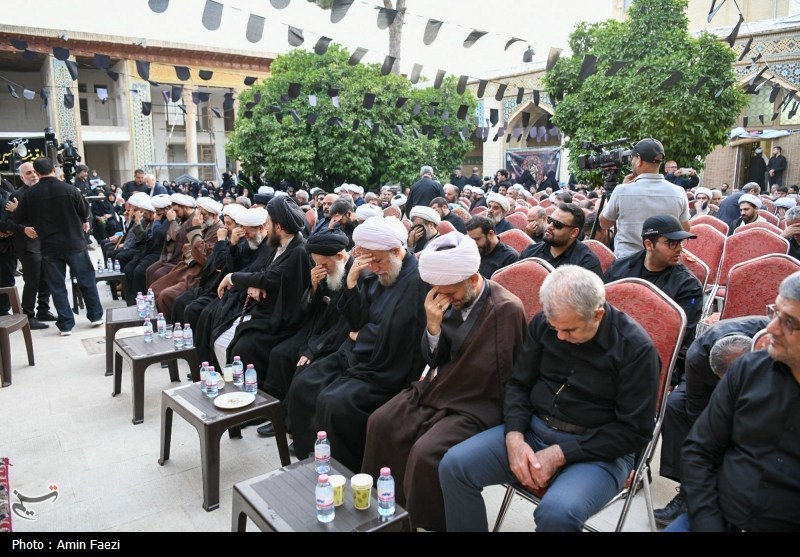 عزاداری سالروز دفن شهدا در جوار شاهچراغ(ع)
