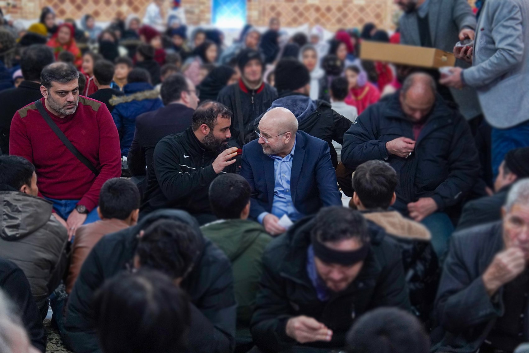  حضور قالیباف در مراسم شب یلدا