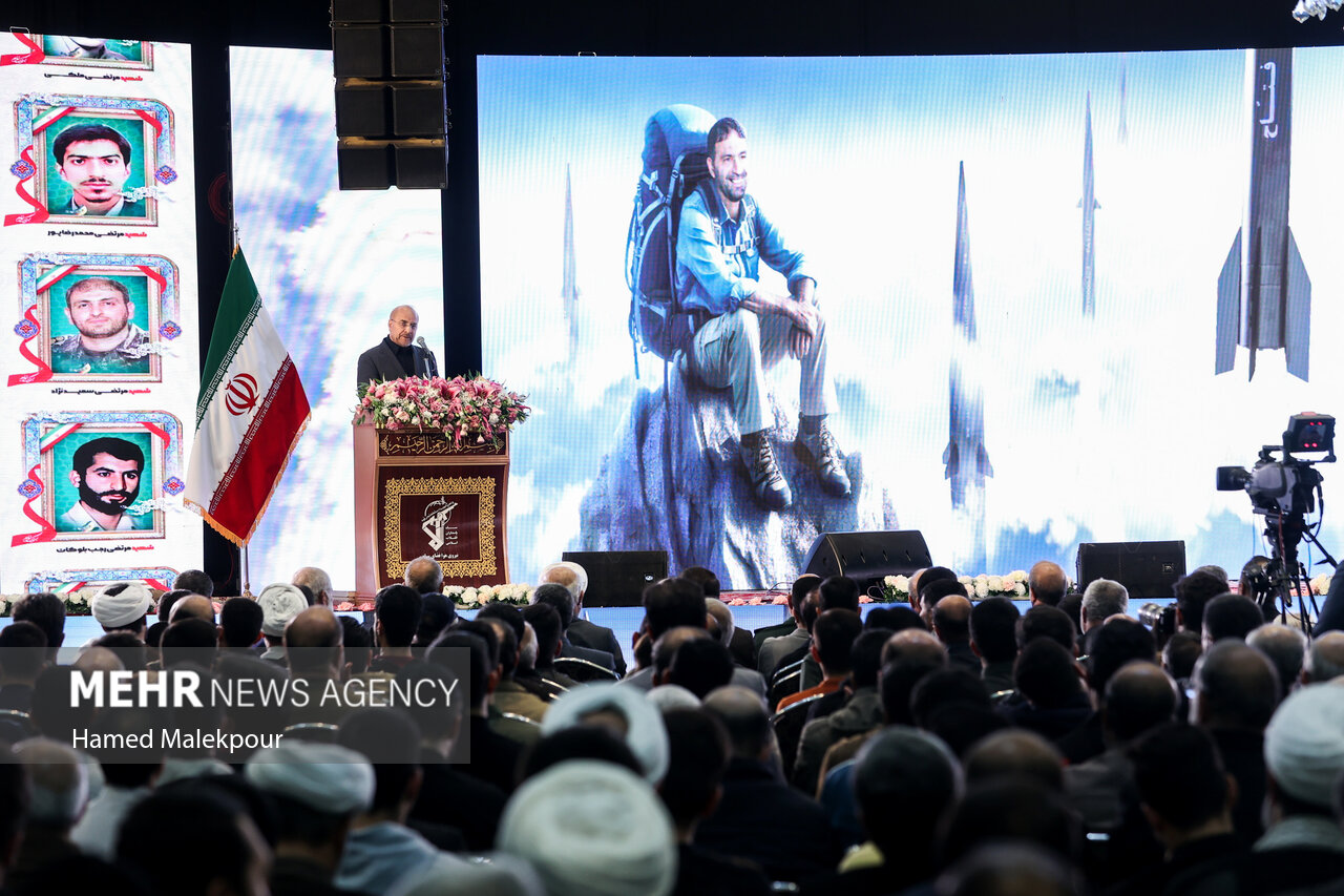 قالیباف در مراسم سیزدهمین سالگرد شهادت سردار شهید حسن طهرانی مقدم