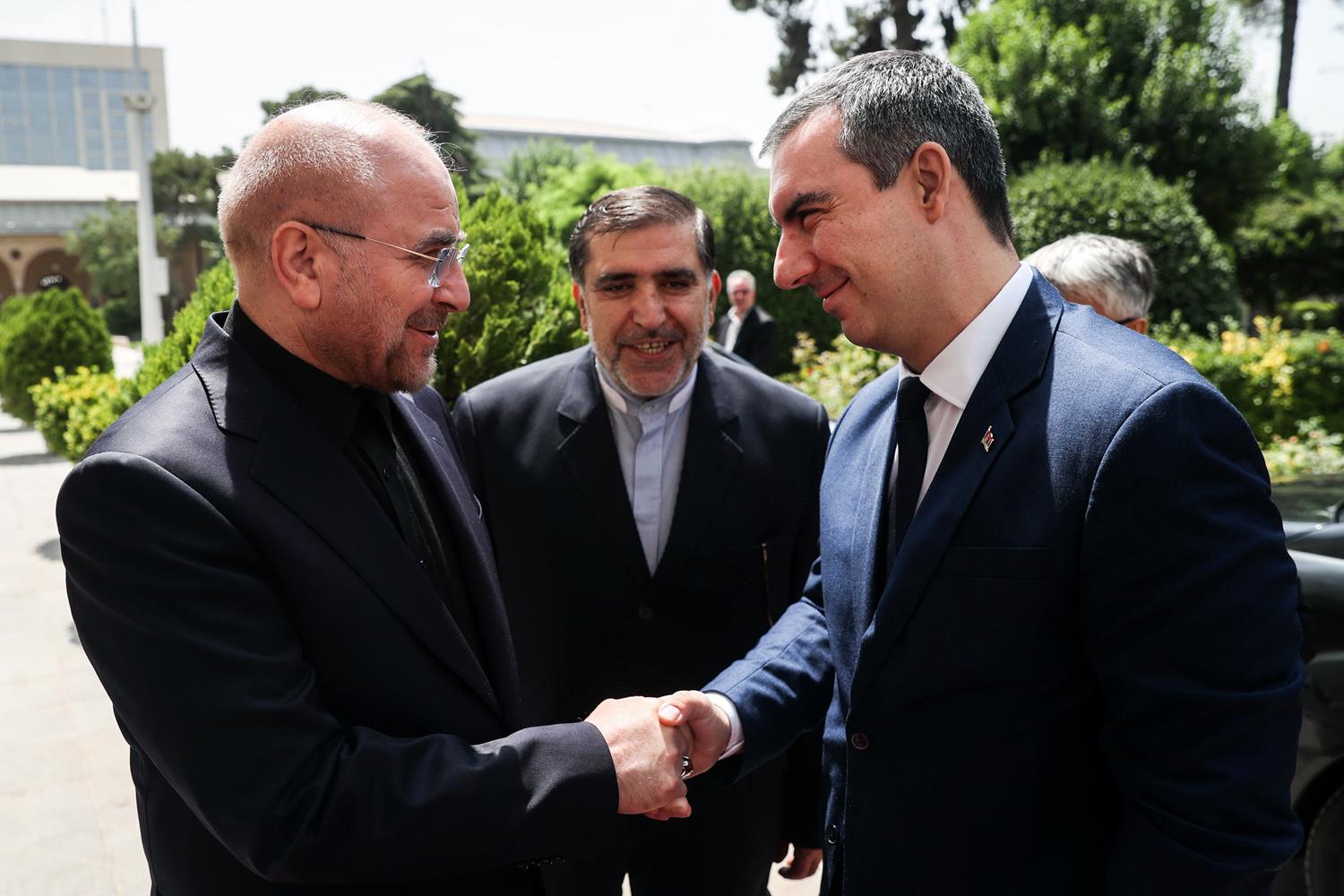 دیدار رئیس مجلس صربستان با قالیباف