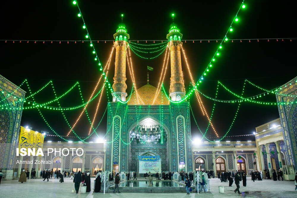 آذین بندی و چراغانی شهر قم