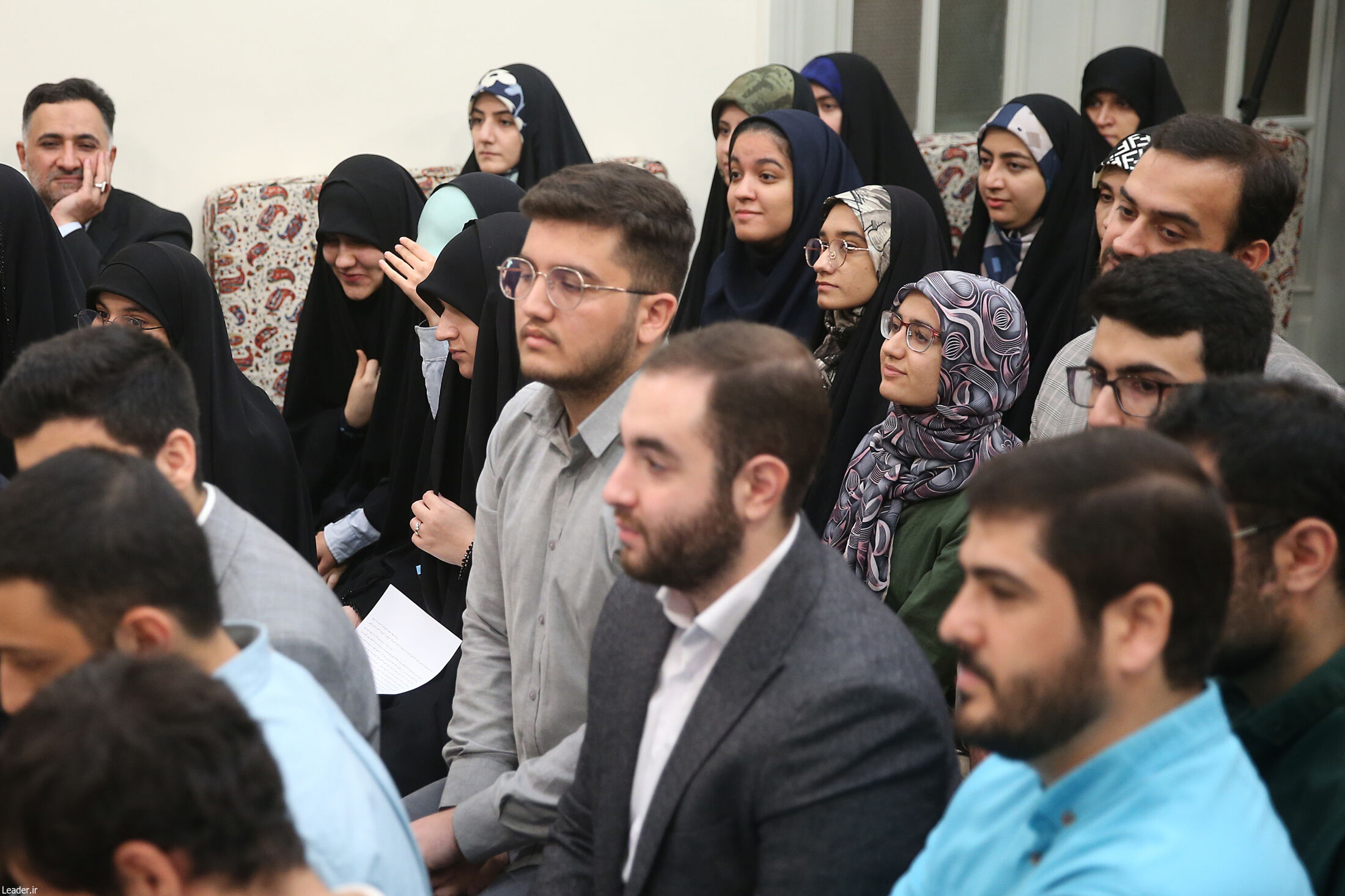 تصاویری از دیدار مدال‌آوران علمی با رهبر انقلاب