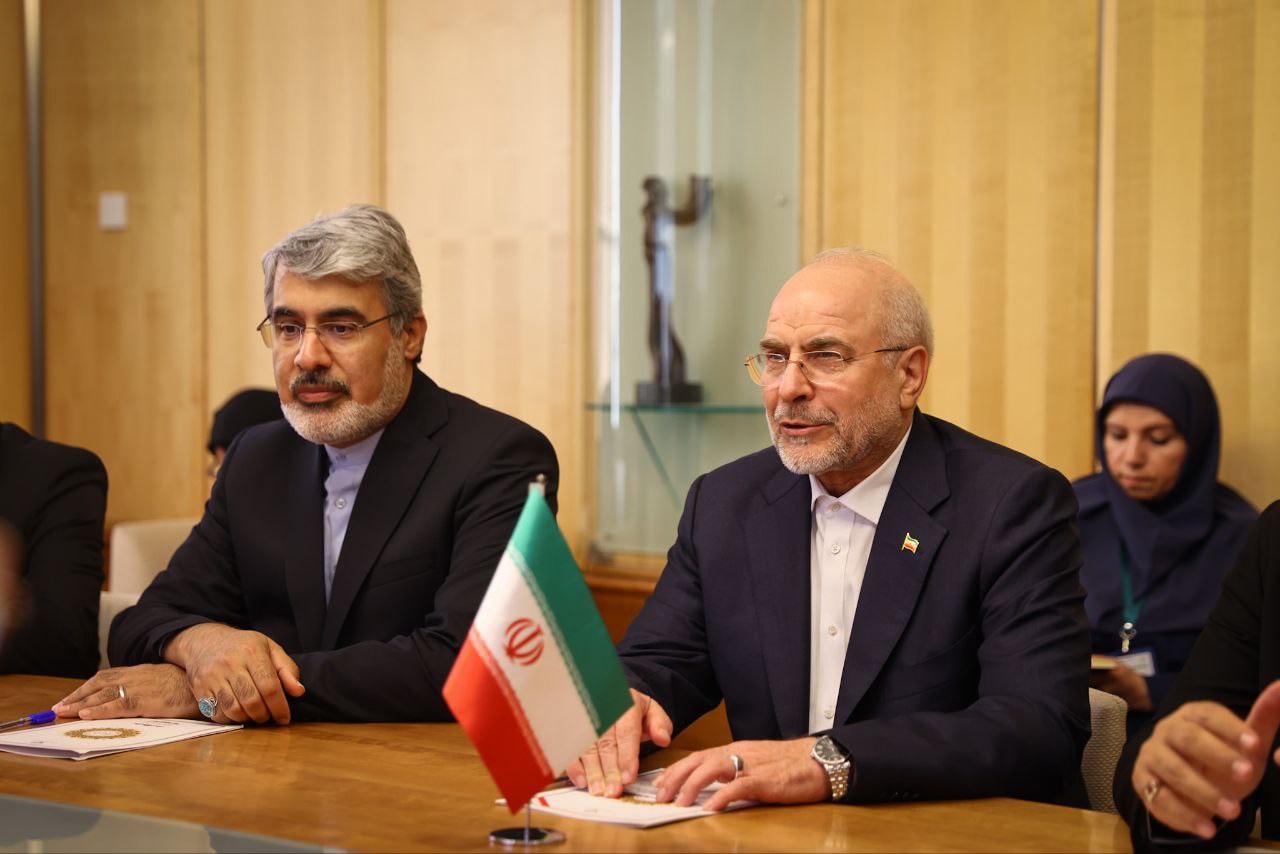 دیدار و نشست قالیباف و هیات پارلمانی