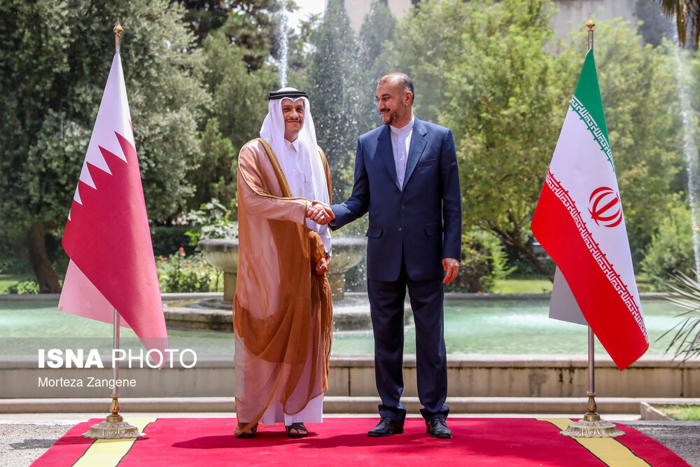 دیدار وزیران خارجه ایران و قطر