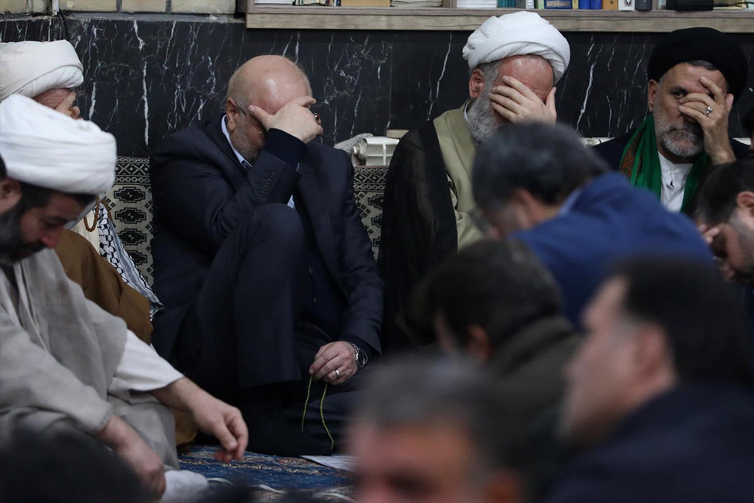 مراسم سالگرد شهدای آتش نشان حادثه پلاسکو با حضور قالیباف