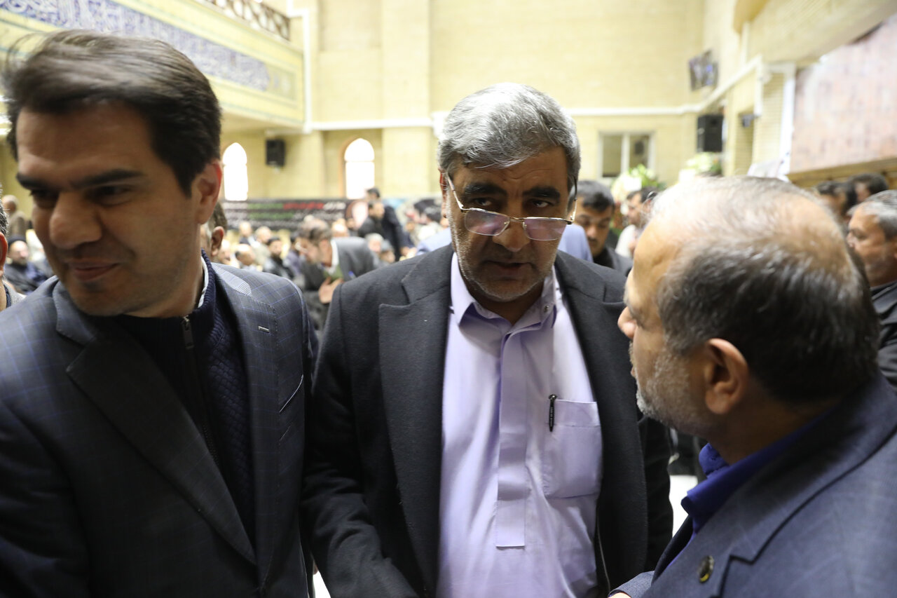 مراسم ختم پدر نماینده مسجد سلیمان با حضور قالیباف