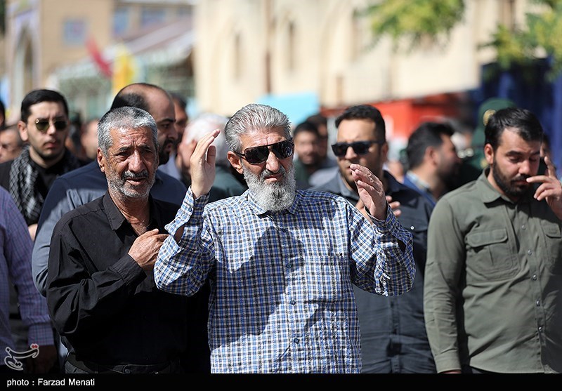 تشییع پیکر شهید مدافع امنیت در کرمانشاه