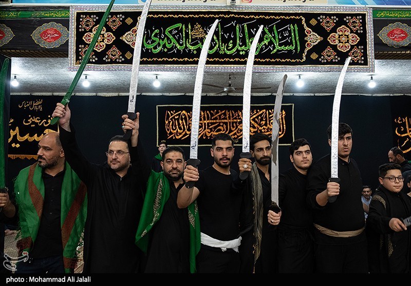 مراسم سنتی مشق شمشیر در قم