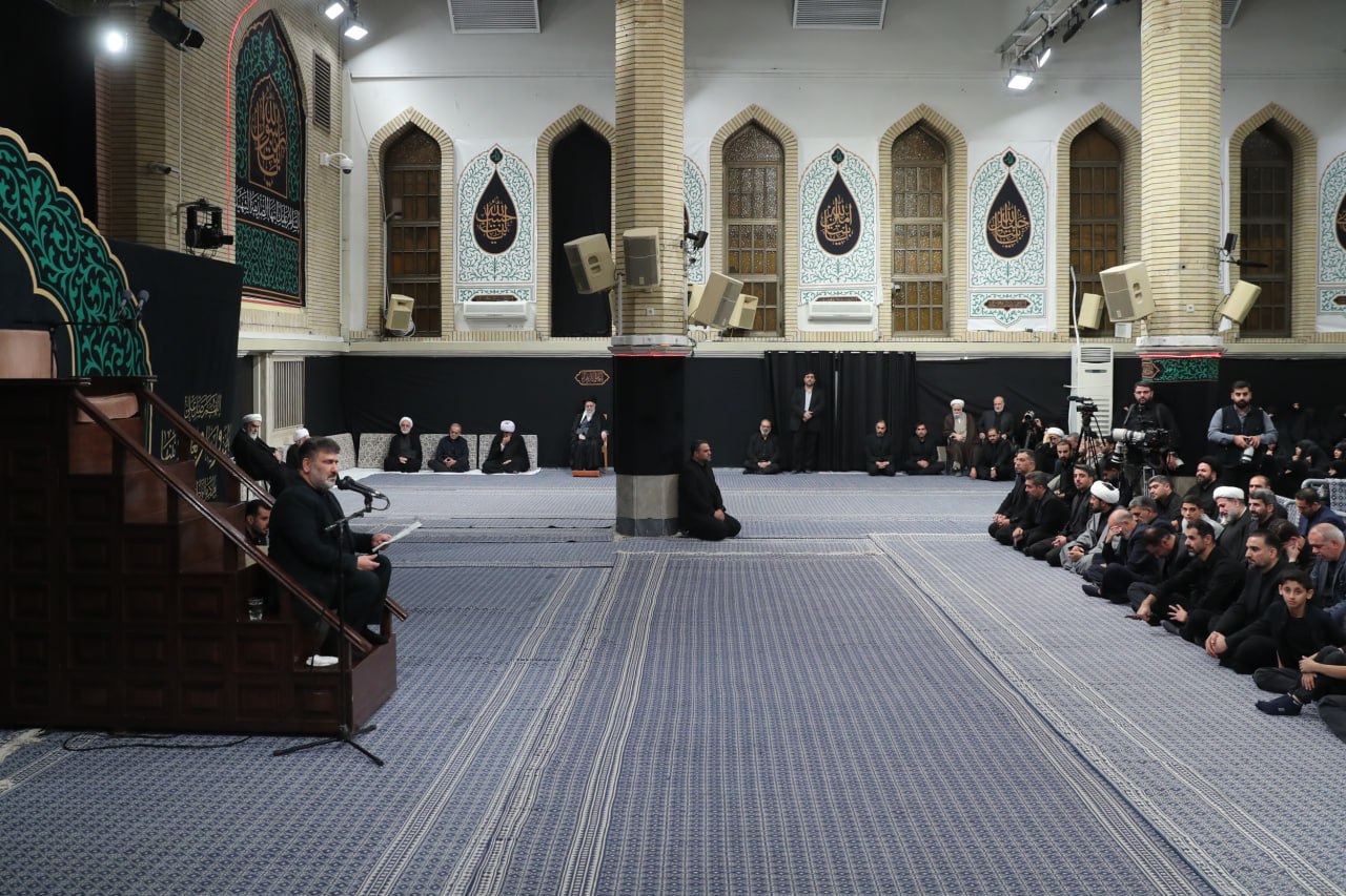 تصاویری از اولین شب مراسم عزادارای شهادت حضرت زهرا