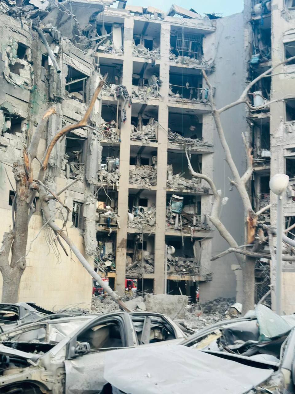 شدت ویرانی در بئرالسبع