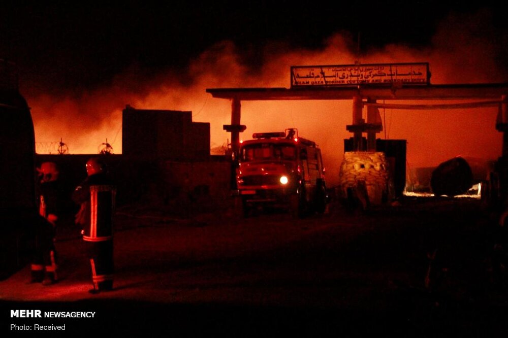 انفجار مهیب در گمرک اسلام قلعه