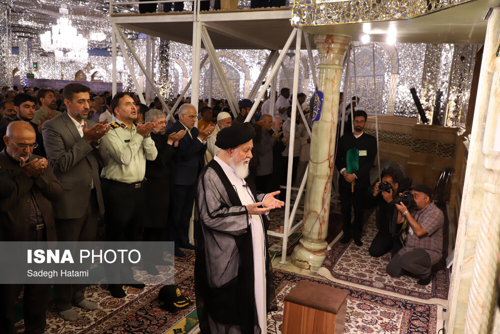 نماز عید سعید قربان در حرم مطهر رضوی