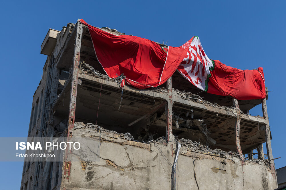 منازل مسکونی خسارت دیده منطقه ۴ تهران در جنگ تحمیلی ۱۲ روزه